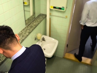 Hung Gay Enjoys Wild Threesome Session