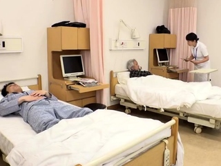 Japanese fantasy babe in uniform sucking